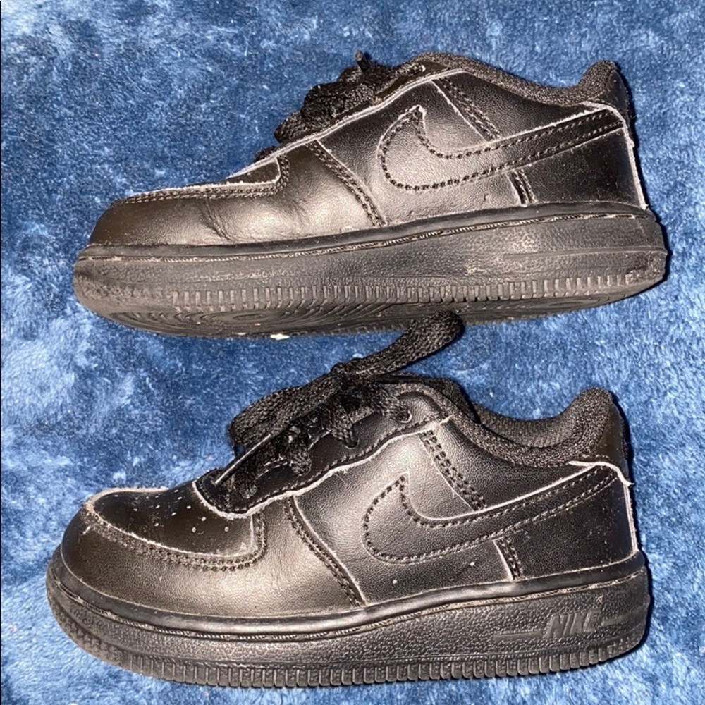 Nike air force 1 black size toddler 7c